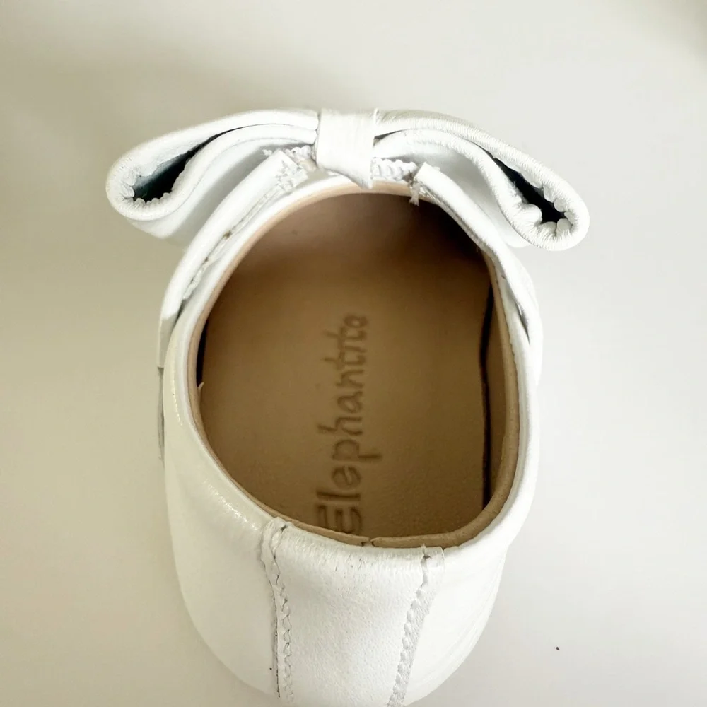 Elephantito Baby Ballerina Shoes with Bow - Picture 9 of 11